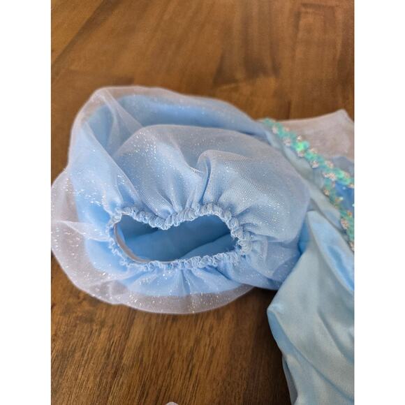 Disney Kids' Cinderella Deluxe Costume Dress Light Blue 7-8 - Picture 3 of 8